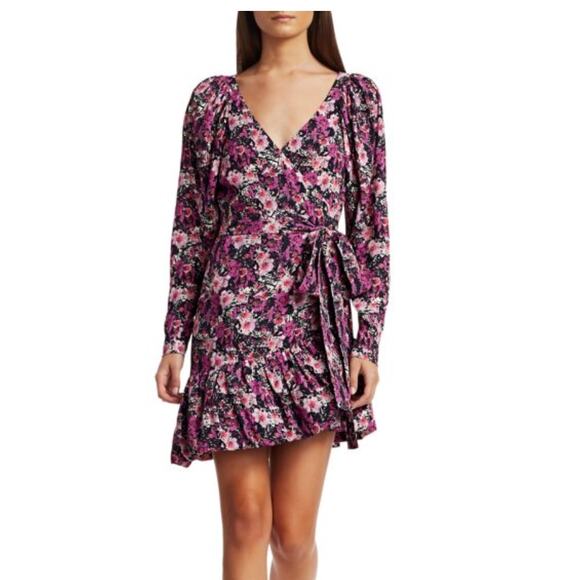 ROTATE floral wrap dress - NWT - 4 - Picture 1 of 6